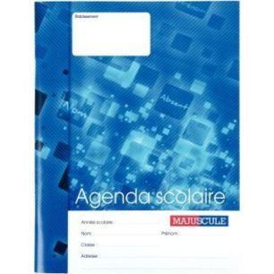 Achetez Agenda scolaire 17x22cm 80 pages majuscule 78450 MAJUSCULE pas cher sur Ma Rentrée Scolaire