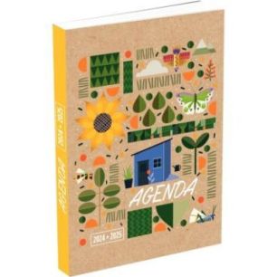Achetez Agenda de poche 11,9x16,3cm décor "Au jardin" 44280 pas cher sur Ma Rentrée Scolaire