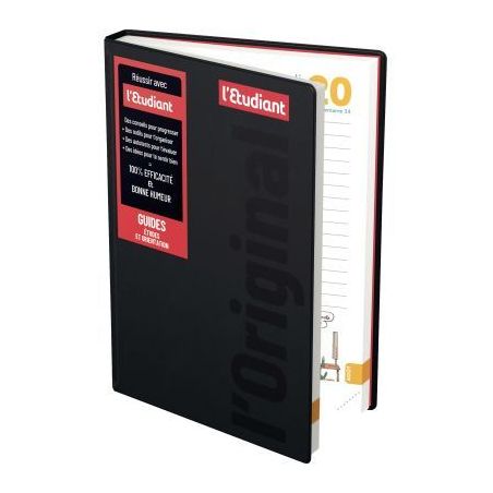 Achetez Agenda L'étudiant gomme 15x20cm noir 100901589 HAMELIN pas cher sur Ma Rentrée Scolaire