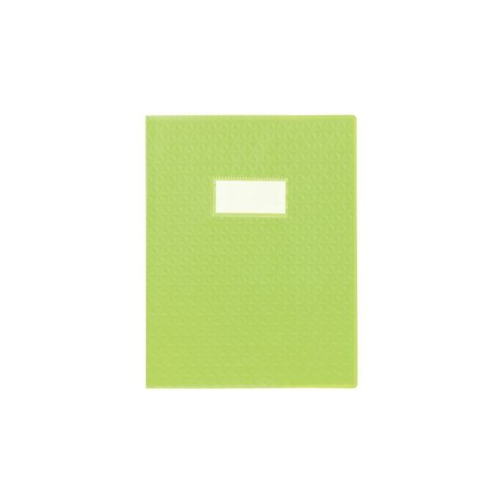 Paquet de 30 protège-cahiers grain 10/100ème format 17 x 22 cm coloris vert clair 1110417 C0000014