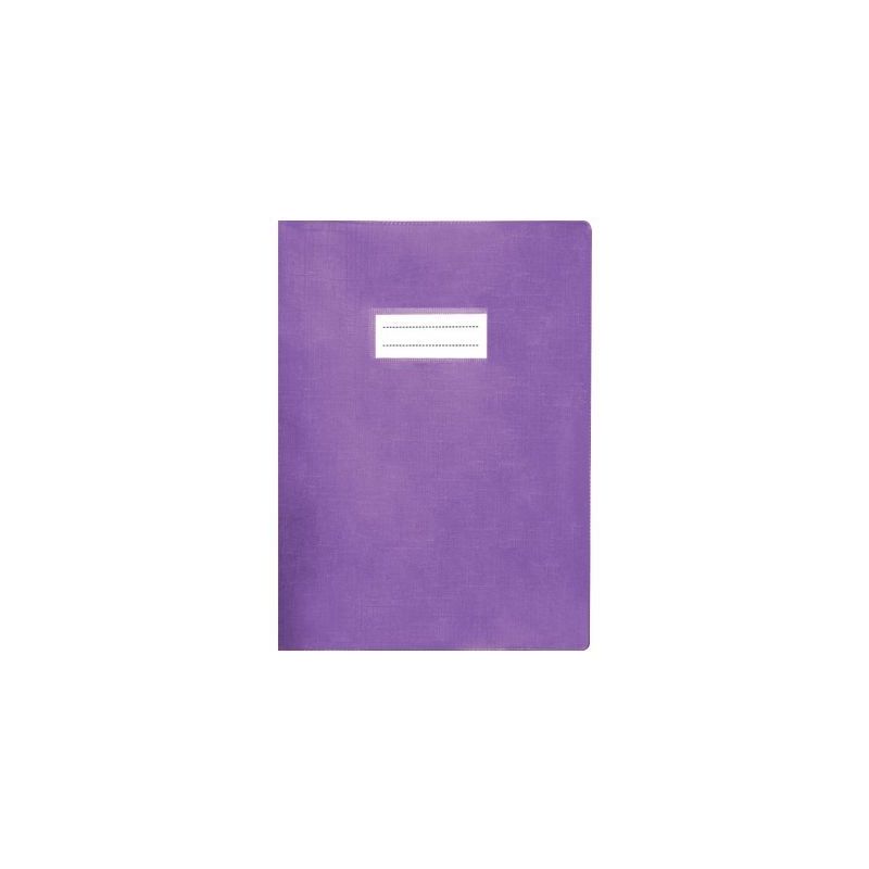 Achetez Paquet de 10 protèges-cahier luxe opaque avec rabats épaisseur 22/100ème 17x22 cm PVC cri..