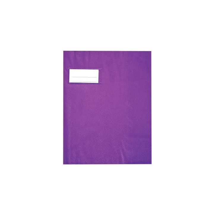 Paquet de 10 protèges-cahier épaisseur 21/100ème 17x22 cm PVC violet 1110433 vio