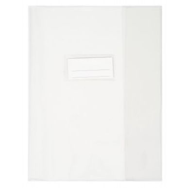 Achetez Paquet de 10 protèges-cahier épaisseur 21/100ème 17x22cm PVC cristal incolore 1110435 inc..