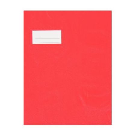 Achetez Paquet de 10 protèges-cahier épaisseur 21/100ème 17x22 cm PVC rouge 1110433 rouge pas che..