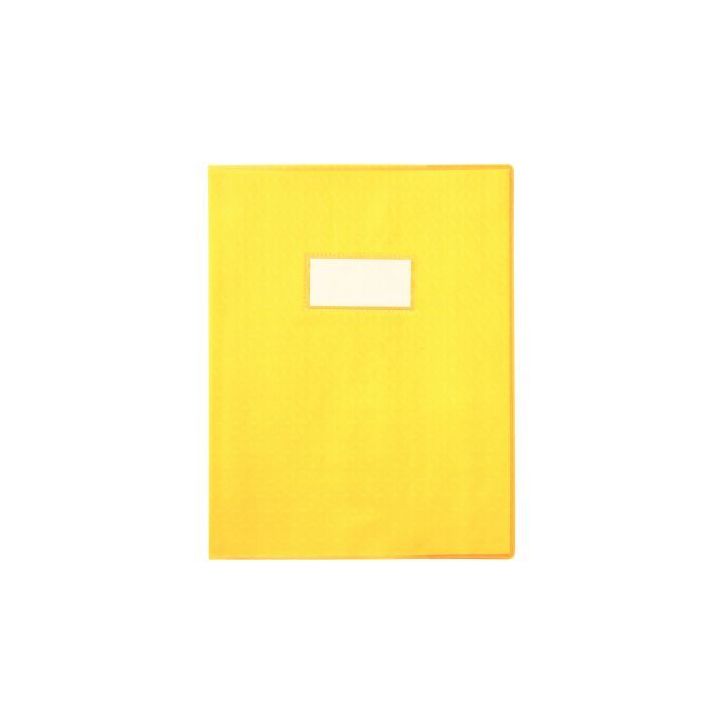 Paquet de 30 protège-cahiers grain 10/100ème format 17 x 22 cm coloris jaune 1110417 C0000007