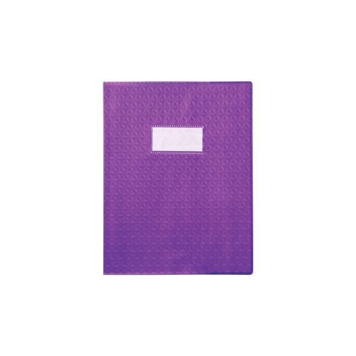 Paquet de 30 protège-cahiers grain 10/100ème format 17 x 22 cm coloris violet 1110417 C0000015