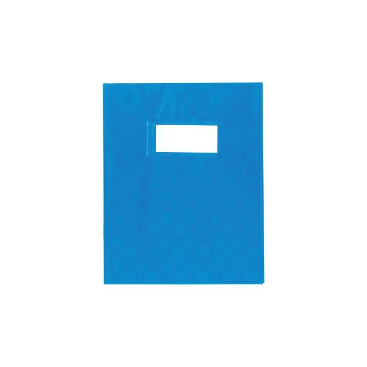 Protège-cahier PP opaque + étiquette, format A5, bleu 11102PPB AURORA