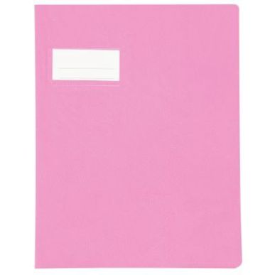 Achetez Paquet de 10 protèges-cahier épaisseur 21/100ème 17x22 cm PVC rose 1110433 rose pas cher ..
