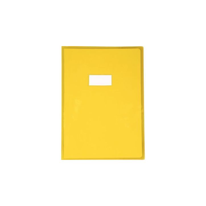 Protège-cahier cristal 21 x 29,7cm 22/100 jaune 73204C CLAIREFONTAINE