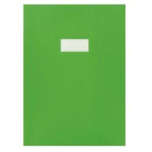 Achetez Paquet de 10 protèges-cahier épaisseur 21/100ème 21x29,7cm PVC vert 12478 pas cher sur Ma..