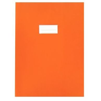Achetez Paquet de 10 protèges-cahier épaisseur 21/100ème 21x29,7cm PVC orange 1110436 orang pas c..
