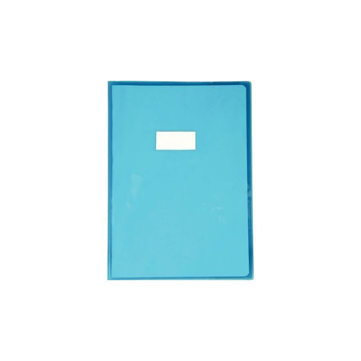 Protège-cahier cristal 21 x 29,7cm 22/100 bleu 73202C CLAIREFONTAINE