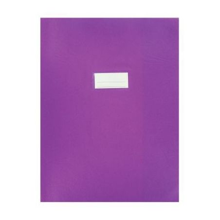 Achetez Paquet de 10 protèges-cahier épaisseur 21/100ème 24x32cm PVC violet 12487 pas cher sur Ma..