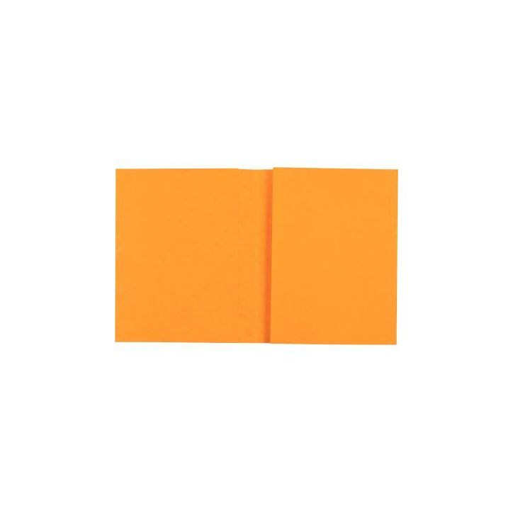 Lot de 10 protèges cahiers 2 rabats 24x32cm carte lustrée coloris jaune 35129E EXACOMPTA