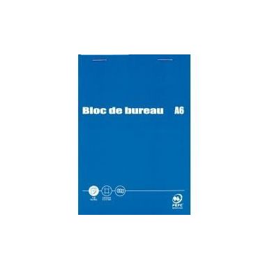 Achetez Bloc 60g agrafé en tête 200 pages petits carreaux 5x5. Format A6 10,5 x 14,8 cm pas cher s..