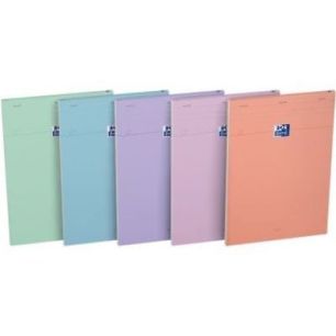 Achetez Bloc OXFORD SMART 80 feuilles, format A4, quadrillé 5x5, coloris pastel assortis 400191244 ..