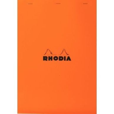 Achetez Bloc de bureau RHODIA 80 feuilles, format A7, quadrillé 5x5, papier blanc 80g 11200C RHODIA..