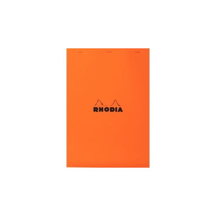 Bloc de bureau RHODIA 80 feuilles, format 11x17 cm, quadrillé 5x5, papier blanc 80g 14200C RHODIA CLAIREFONTA(...)