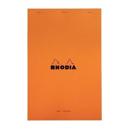 Achetez Bloc de bureau RHODIA 80 feuilles, format A4+, papier uni blanc 80g 19000C RHODIA CLAIREFONT..