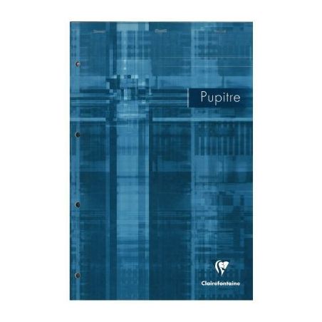 Achetez Bloc-notes PUPITRE A4+ 160 pages perforées, ligné 8 mm 66135C CLAIREFONTAINE pas cher sur ..
