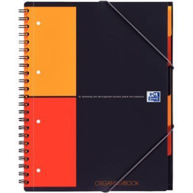 Achetez OXFORD Cahier ORGANISERBOOK spirales 160 pages perforées 80g 5x5 21x31,8cm Couverture polyp..