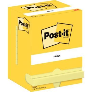 Achetez Lot de 12 blocs de 100 feuilles post-it notes jaune, 76 x 102 mm 23625 3M pas cher sur Ma Re..