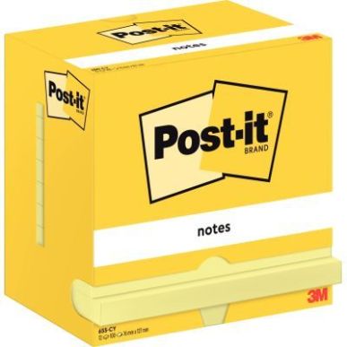 Achetez Lot de 12 blocs de 100 feuilles post-it notes jaune, 76 x 127 mm 23617 3M pas cher sur Ma Re..