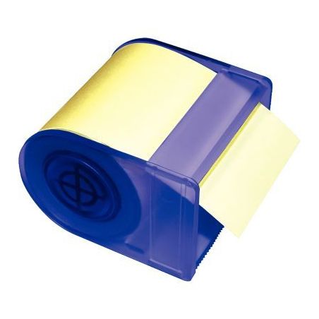 Achetez Rouleau de notes adhésif en rouleau rechargeable 60 mm x 10 m jaune pastel sur dévidoir 56..