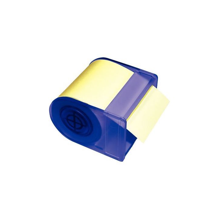 Rouleau de notes adhésif en rouleau rechargeable 60 mm x 10 m jaune pastel sur dévidoir 5624-01