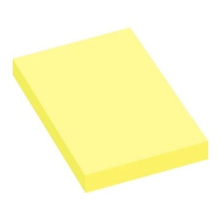 Achetez Lot de 12 blocs de 100 feuilles de notes repositionnables 50 x 75 mm jaune pastel 5656-01 pa..