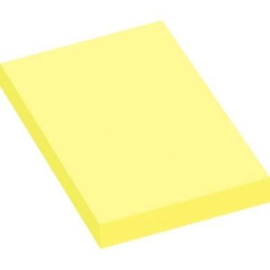 Achetez Lot de 12 blocs de 100 feuilles de notes repositionnables 50 x 75 mm jaune pastel 5656-01 pa..