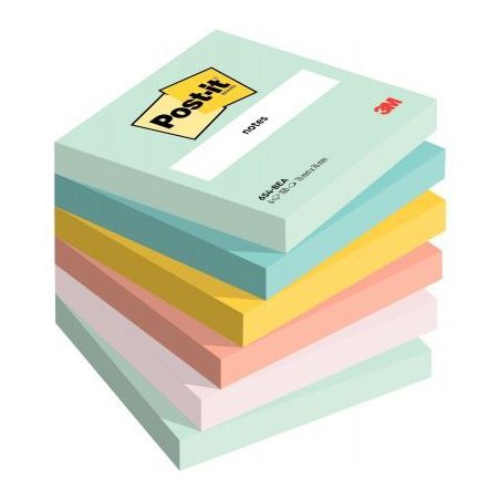 Achetez Paquet de 6 blocs notes post it adhesives collection Beachside 100 feuilles 76x76mm BP1252 P..
