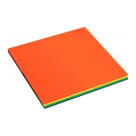 Achetez Bloc de 100 notes repositionnables transparentes 75 x 75 mm coloris fluo assortis FPP100192 ..