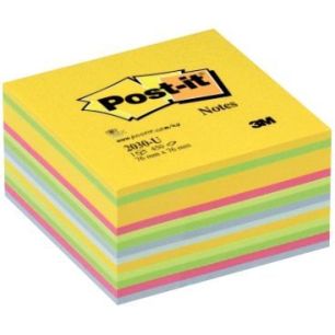 Achetez Cube de 450 feuilles de notes post-it repositionnables 76 x 76 mm couleurs assorties BP 336 ..