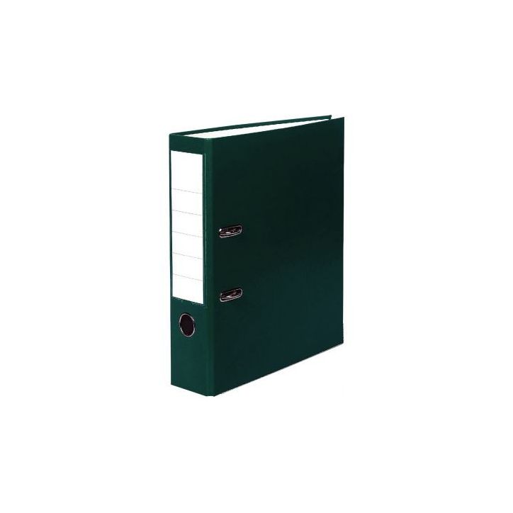 PERGAMY Classeur à  levier en polypropylène intérieur/extérieur. Dos 5cm. Format A4. Coloris Vert foncé