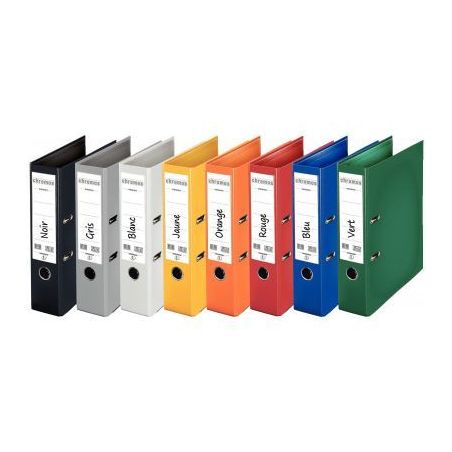 Achetez Carton de 10 classeurs à levier CHROMOS+ dos large 8 cm, couleurs vives 624163 CHROMO + ESS..