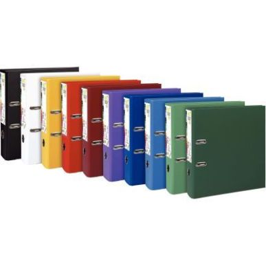 Achetez Carton de 10 classeurs à  levier en plastique PREM'TOUCH format A4 maxi dos 8 cm couleurs ..
