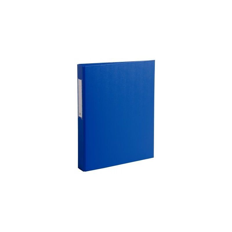 Achetez Classeur rembordé en polypropylène 4 anneaux ronds diamètre 25 mm coloris bleu 51382E EXA..