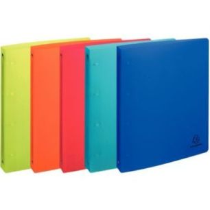 Achetez Classeur LINICOLOR en polypropylène, format A4+, dos 4 cm, coloris assortis 51377E LINICOLO..