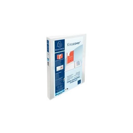 Achetez Classeur personnalisable KREACOVER format A4+ 4 anneaux diamètre 15 mm, blanc 51840E KREA E..
