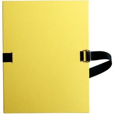 Achetez Chemise à dos extensible avec sangle FOREVER papier recyclé, format 24x32 cm, jaune 38006H..