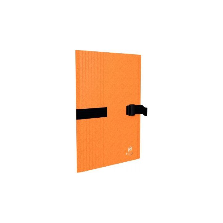 Chemise à sangle BICOLOR RECYC+ avec clip et rabat, coloris orange 100201315 OXFORD HAMELIN