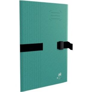 Achetez Chemise à sangle BICOLOR RECYC+ avec clip et rabat, coloris vert 100201316 OXFORD HAMELIN p..