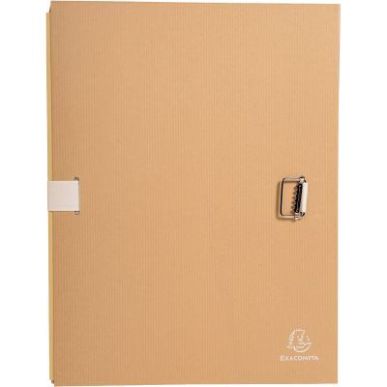 Achetez EXACOMPTA Chemise extensible, papier kraft brun, sangle Blanche 20225E pas cher sur Ma Rentr..