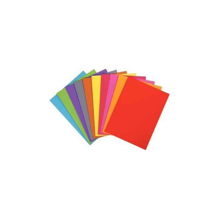 Paquet de 100 chemises 210 g ROCK"S 220v format 24x32 cm coloris assortis 210001E ROCK'S EXACOMPTA