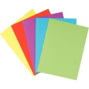 Achetez Paquet de 25 chemises double poche en carte 210g, coloris assortis 415000E ROCK'S EXACOMPTA ..