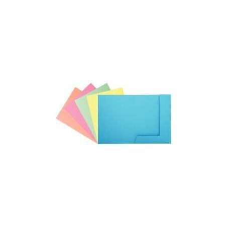 Achetez Paquet de 50 chemises 2 rabats Super 210g, format 24x32 cm, coloris pastel assortis 332000E ..