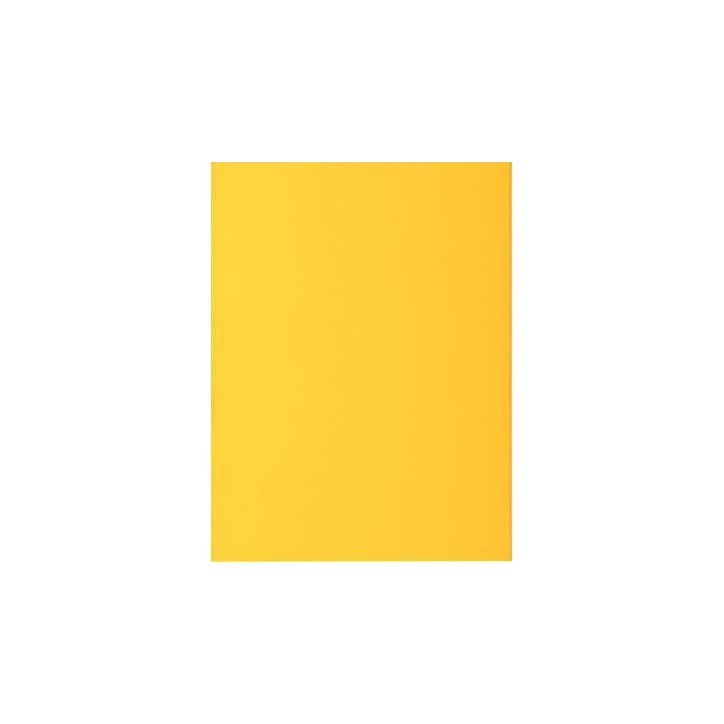 Paquet de 50 chemises 2 rabats 210g ROCK"S 220 format 24x32 cm jaune citron 216011E ROCK'S EXACOMPTA