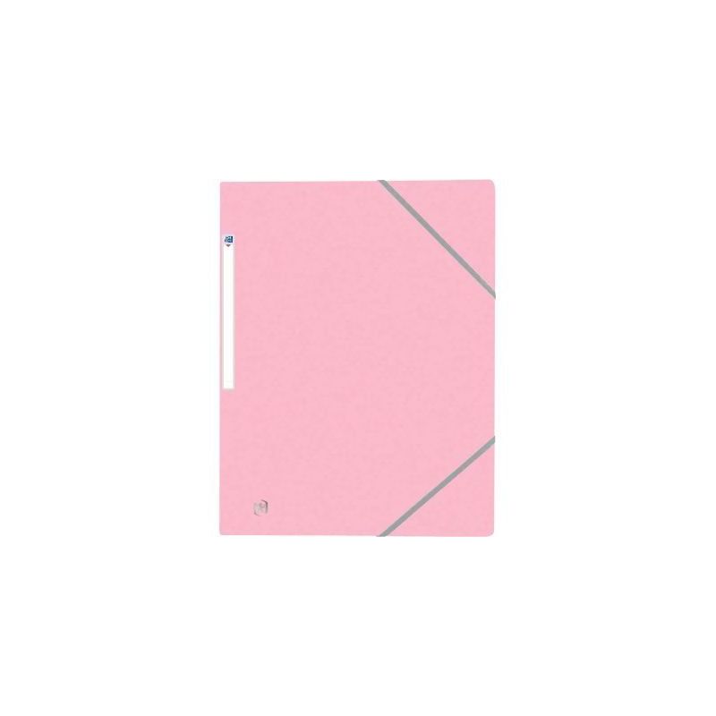 Achetez Chemise 3 rabats à élastiques TOP FILE+ en carte lustrée 4/10e 390g, rose pastel 40011837..