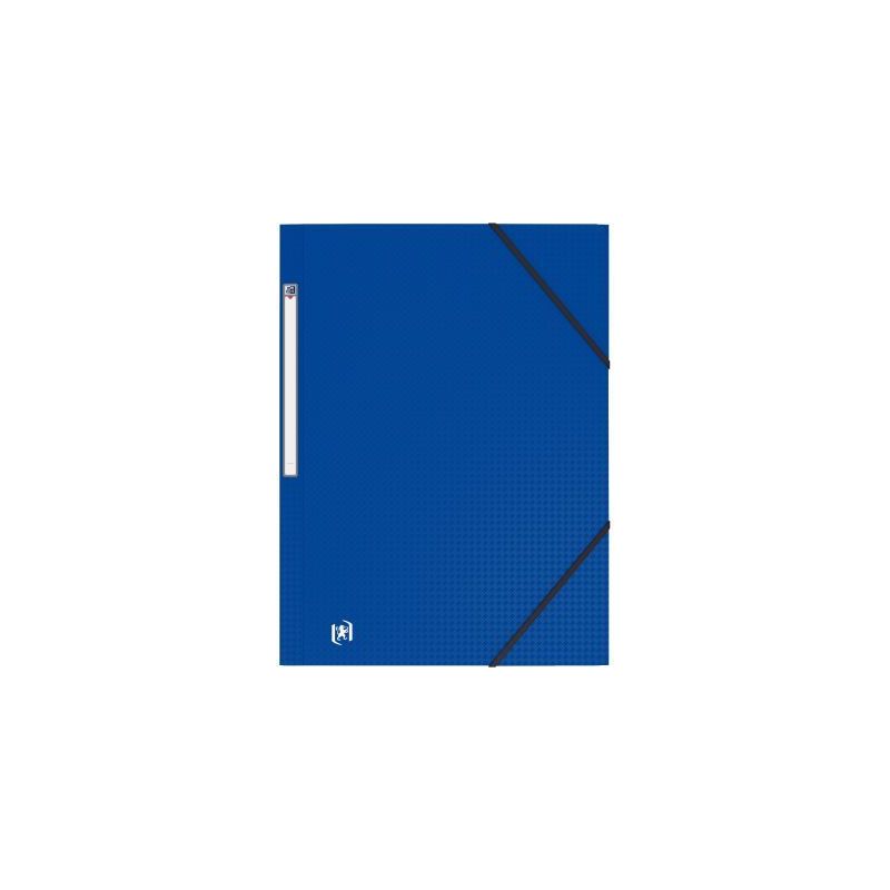 Achetez Chemise 3 rabats à élastiques MEMPHIS en polypropylène opaque 5/10ème, coloris bleu 1002..